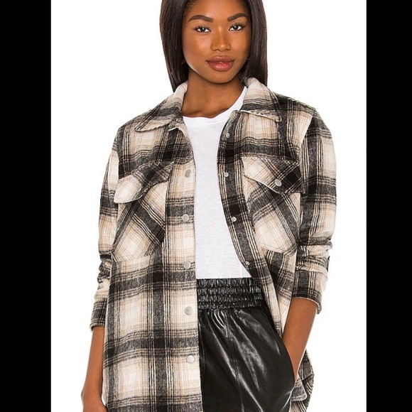 Blank NYC Plaid Shacket - Picture 2 of 4